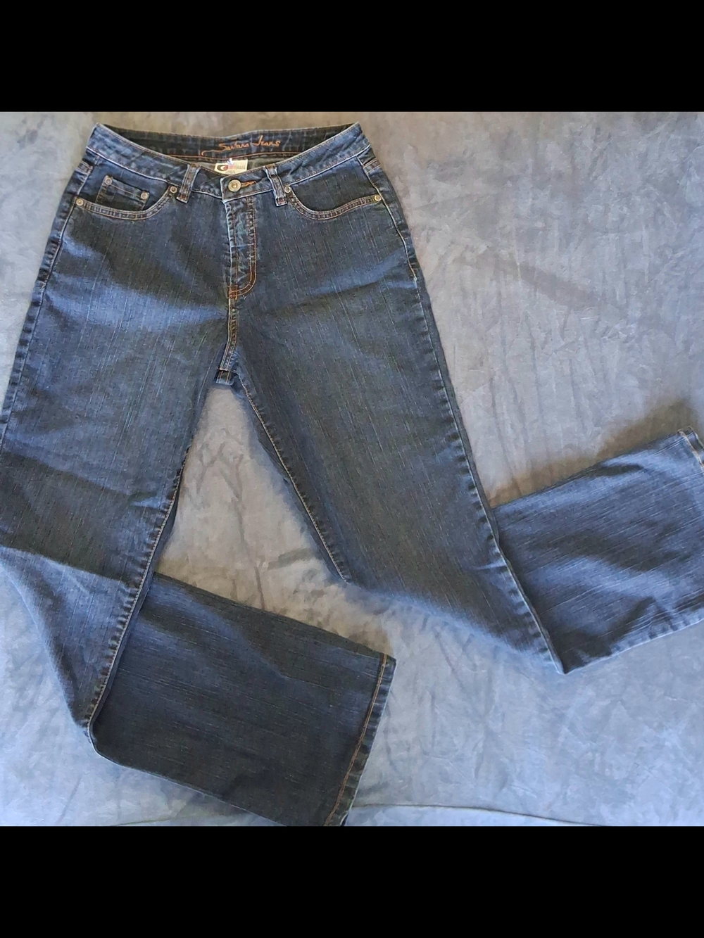 Classic Vintage Santana Women's Straight Leg Jeans - Blue